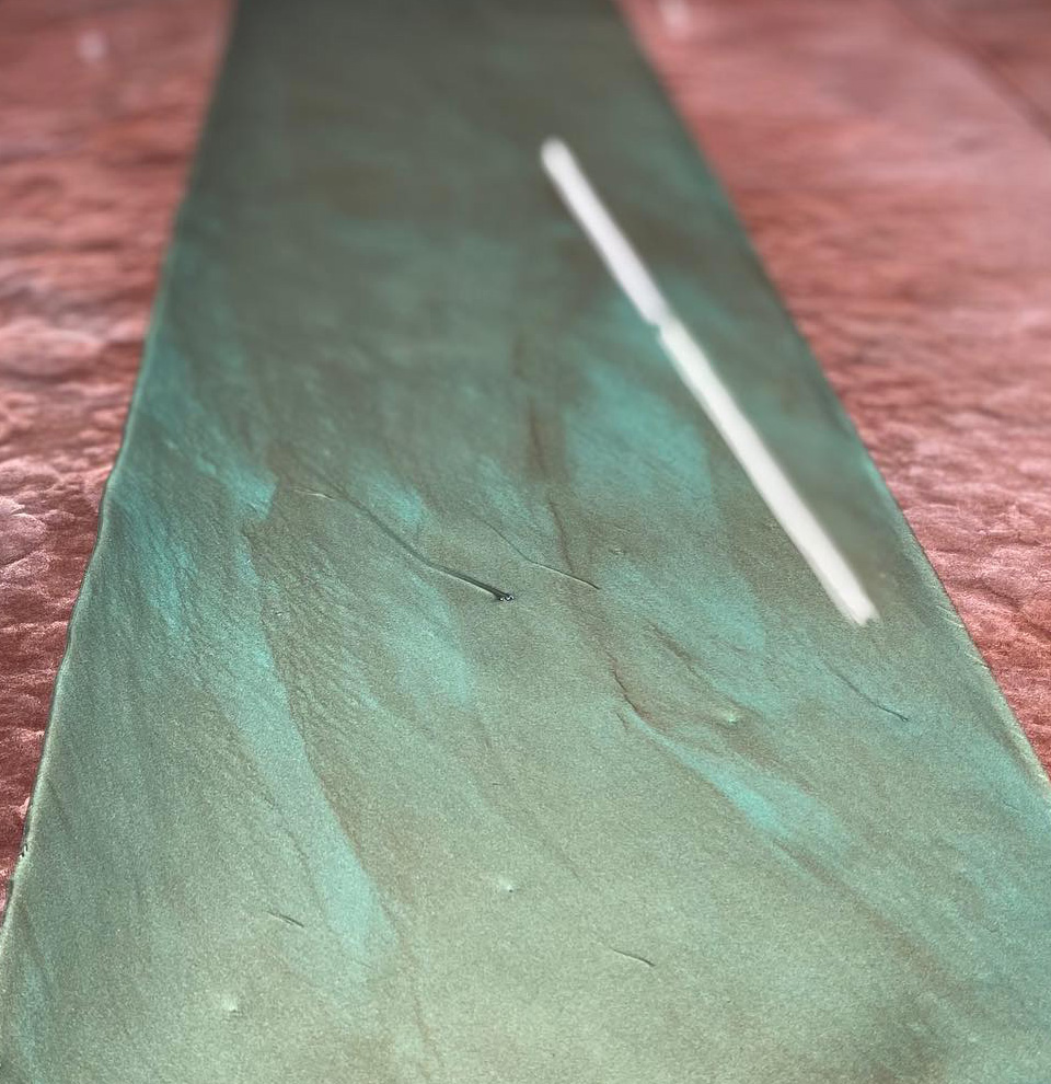 Custom Blended Metallic Epoxy Finish