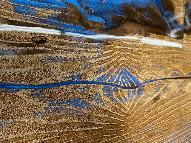 Metallic Epoxy Counter Top